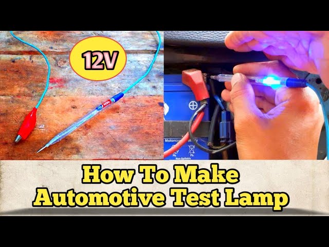 How To Make Automotive Test Light