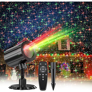 Borelor LED Christmas Snowflake Projector