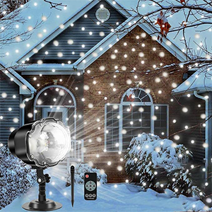 GUSODOR Dynamic Snowflake Projector