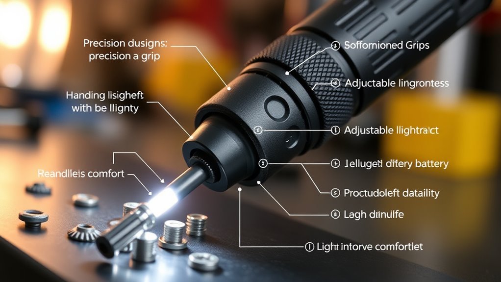 bright ergonomic portable screwdriver