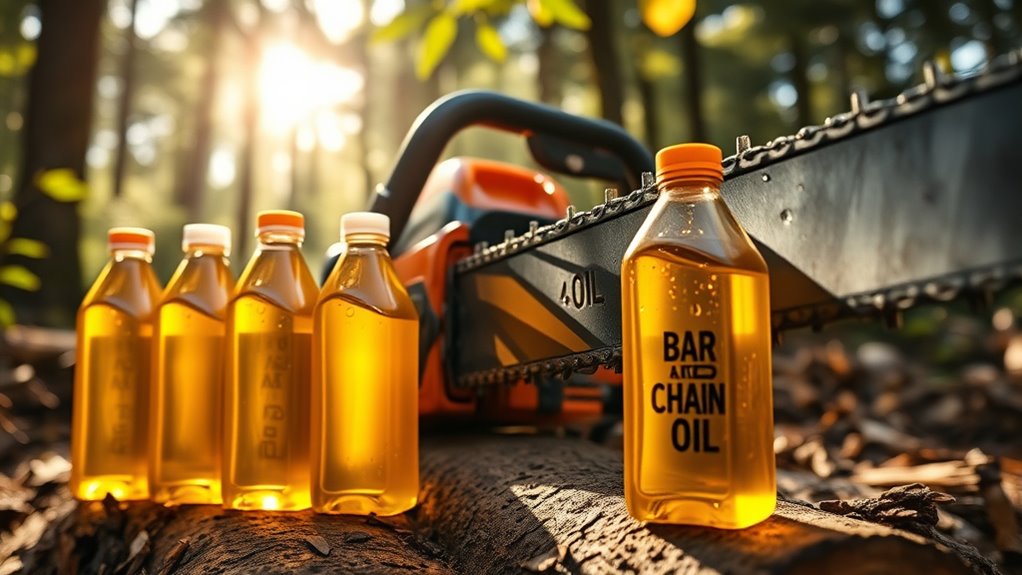choosing optimal chainsaw oil