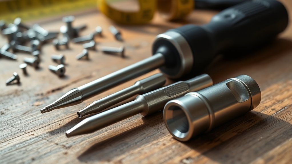 versatile screwdriver bit selection