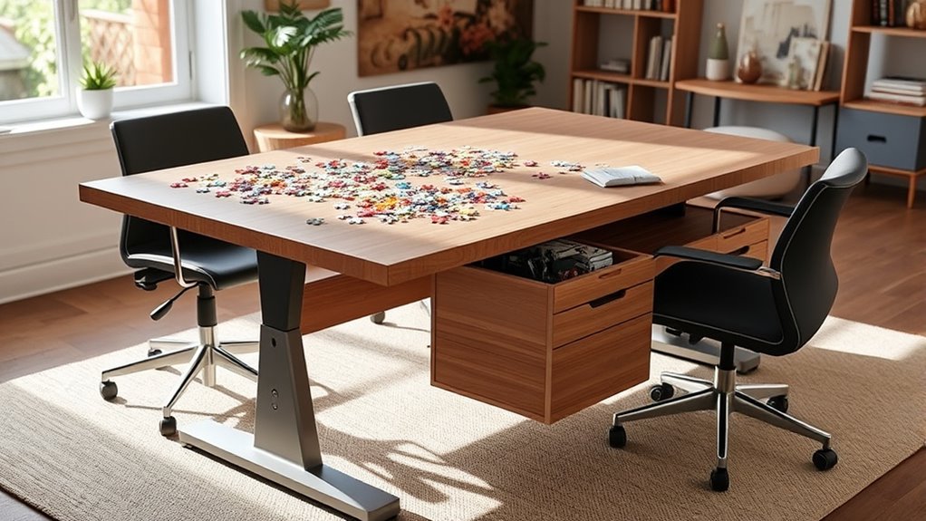 choosing a jigsaw puzzle table