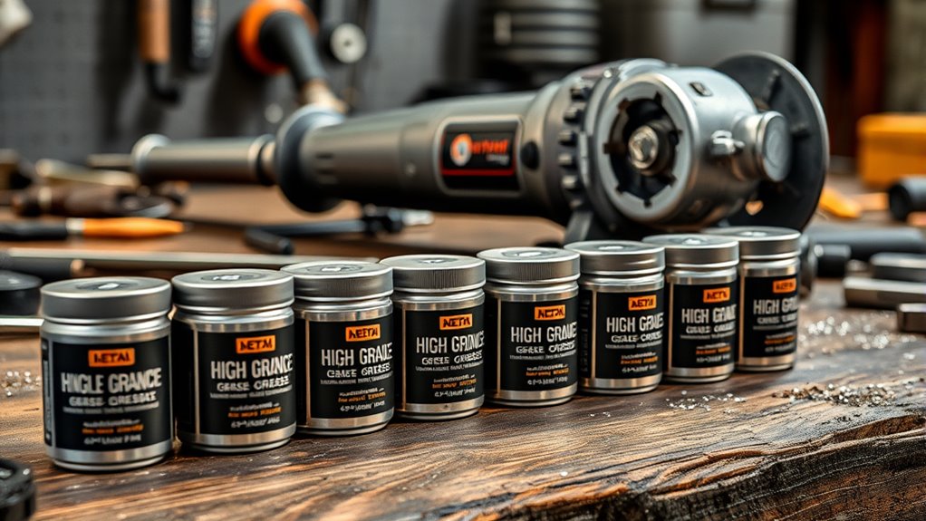 top angle grinder lubricants