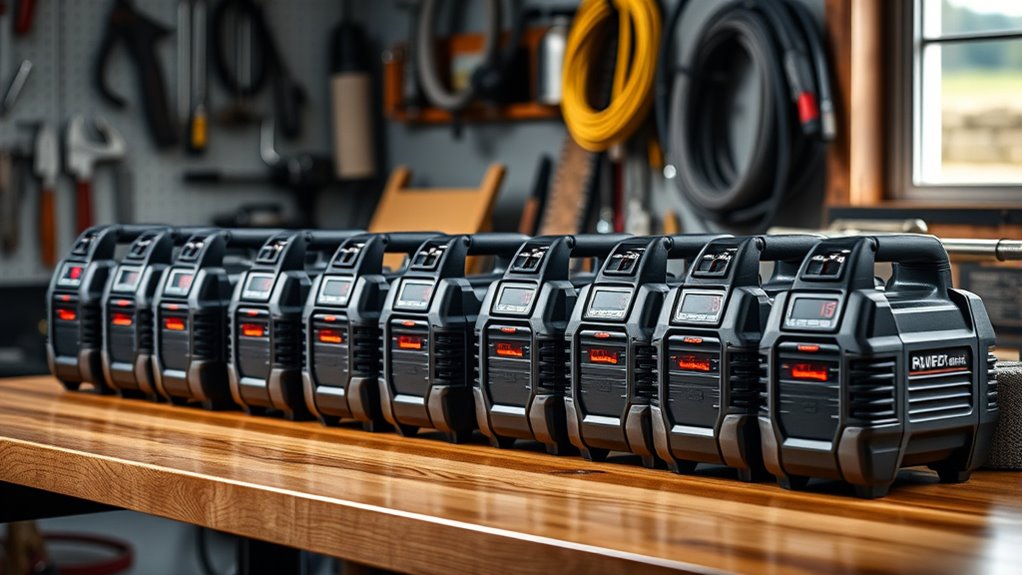 top battery air compressors