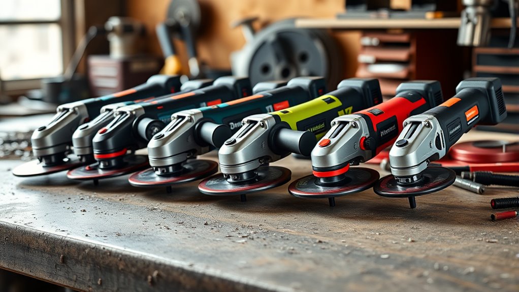 top battery angle grinders