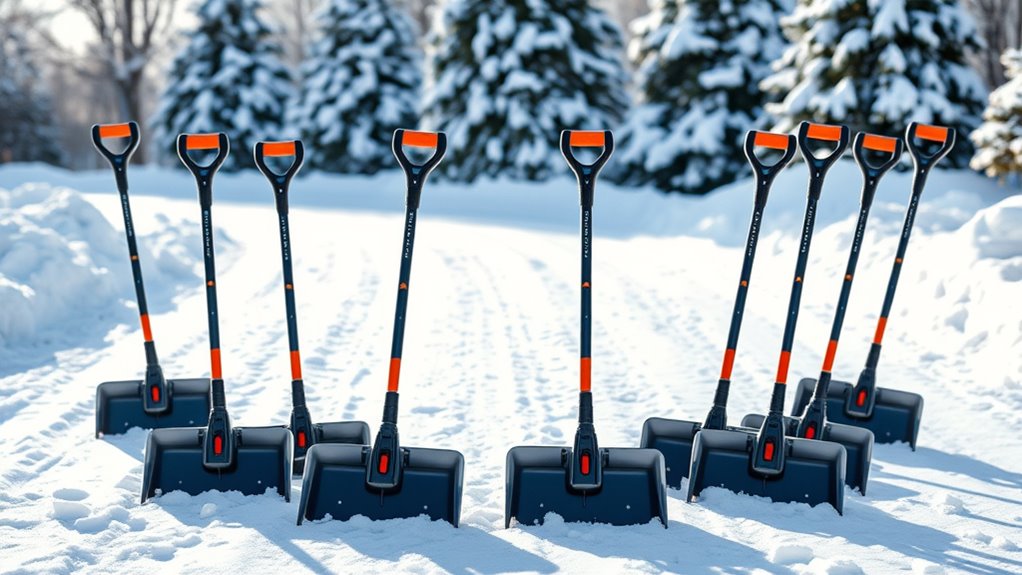 top battery snow shovels
