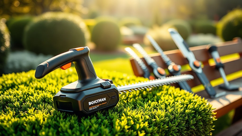 top cordless hedge trimmers