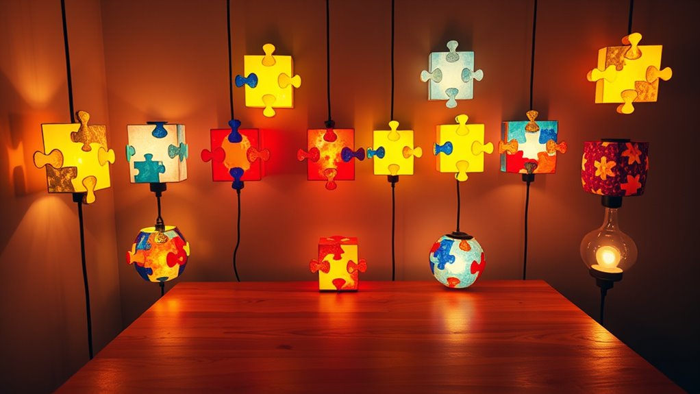 top jigsaw puzzle lamps
