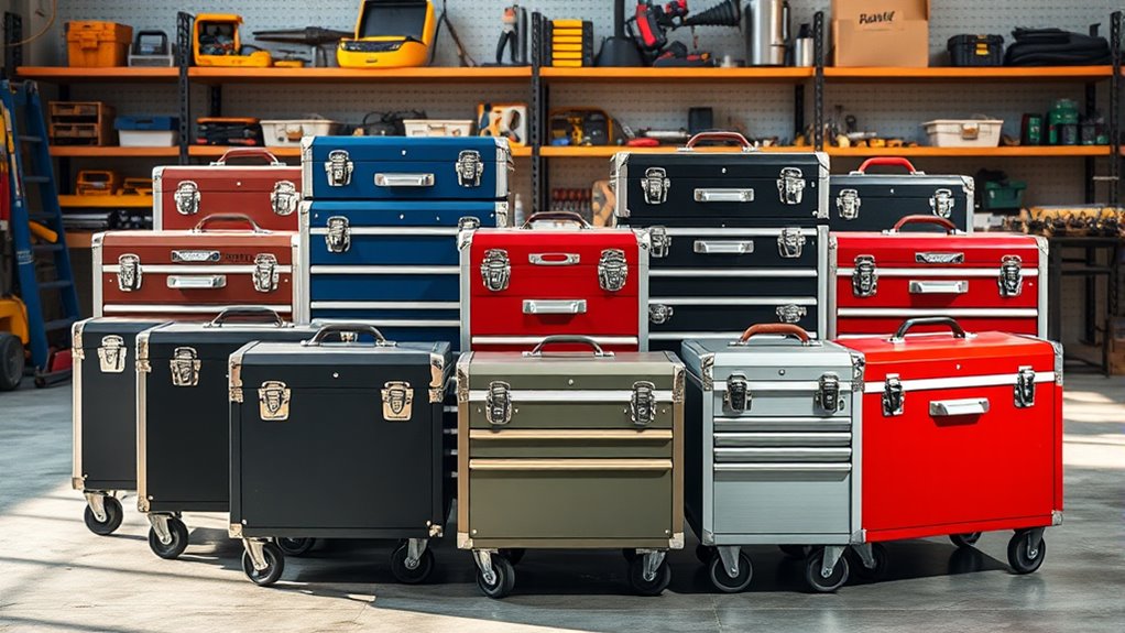 top rolling tool boxes