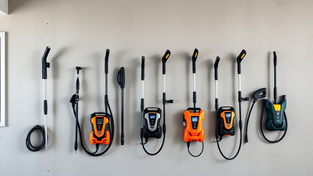 top wall mounted pressure washers